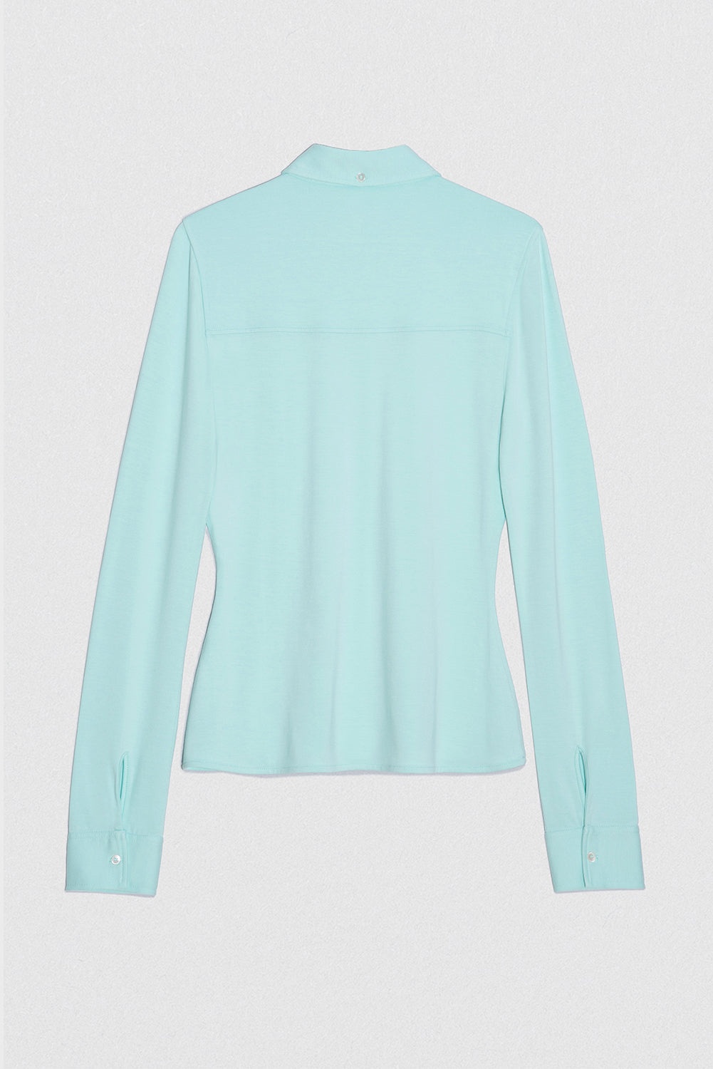 STELLA T SHIRT AQUA GREEN  VISCOSE JERSEY - 7