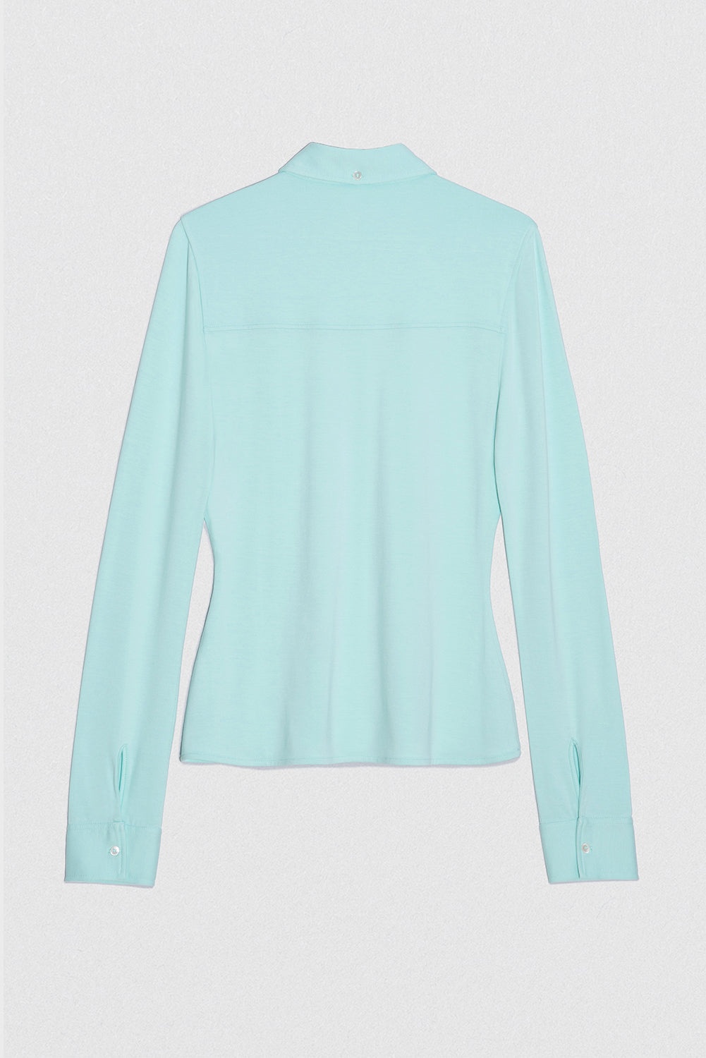 STELLA T SHIRT AQUA GREEN  VISCOSE JERSEY - 7