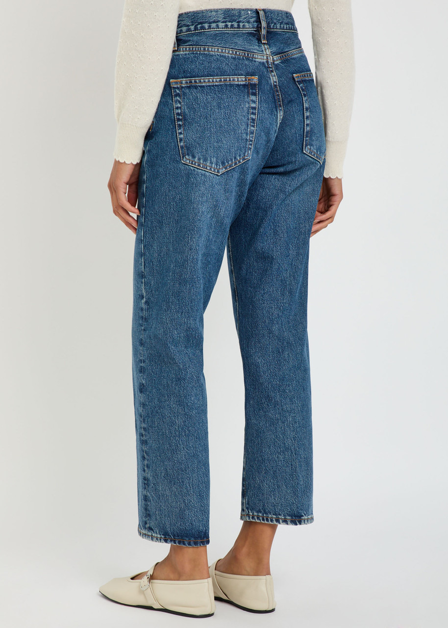 Frame The Vertical Crop Straight-leg Jeans - 3