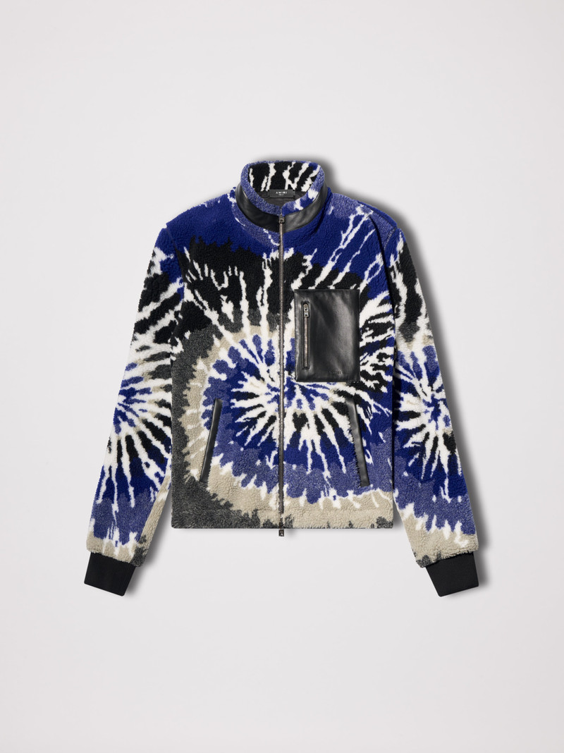 TIE DYE POLAR FLEECE JACKET - 1