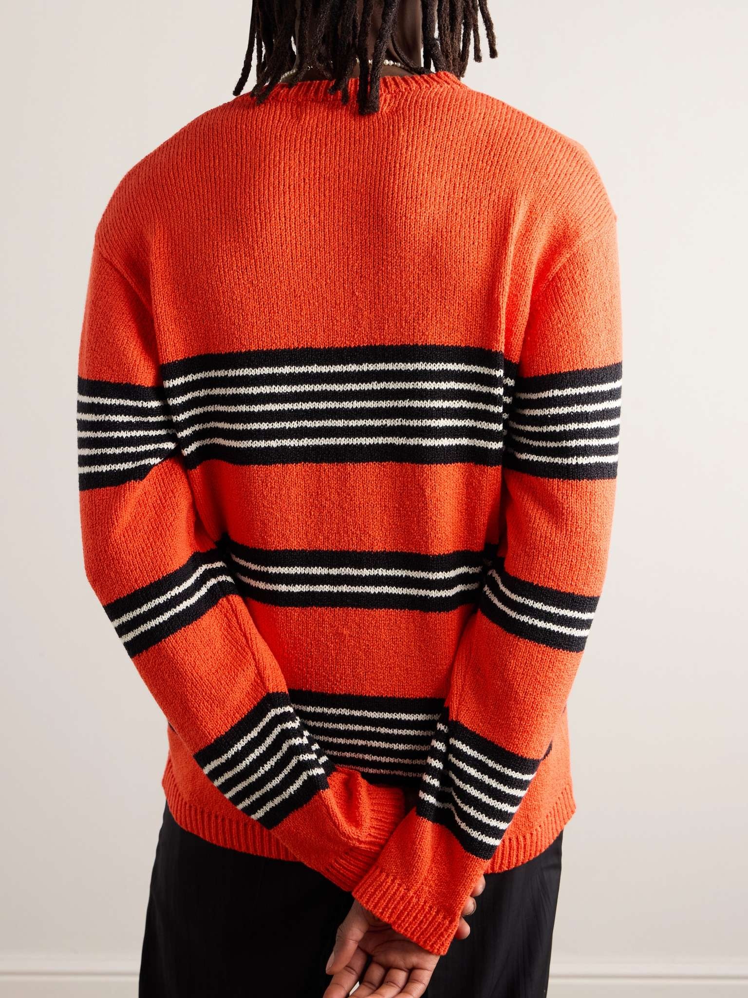 Nora Striped Cotton Sweater - 3