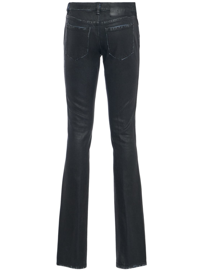 Icon mid rise trumpet flared jeans - 4