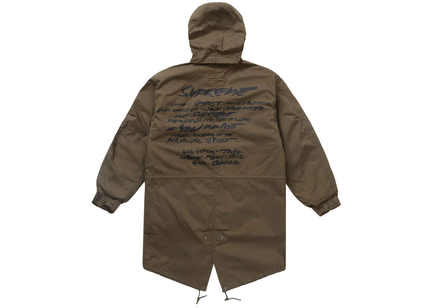 Supreme Futura Fishtail Parka Olive - 3