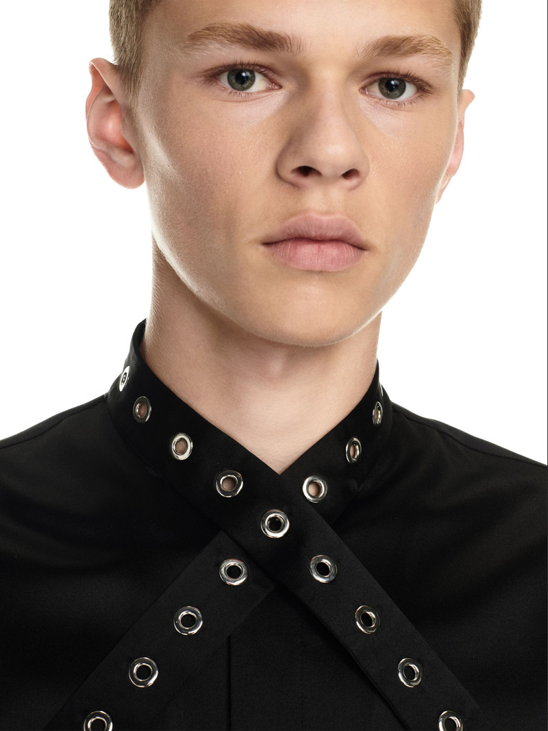 Eyelet Duchesse Collar Shirt 5
