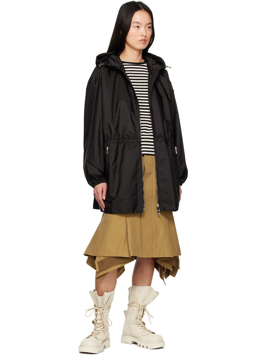 Black Wete Hooded Jacket - 5