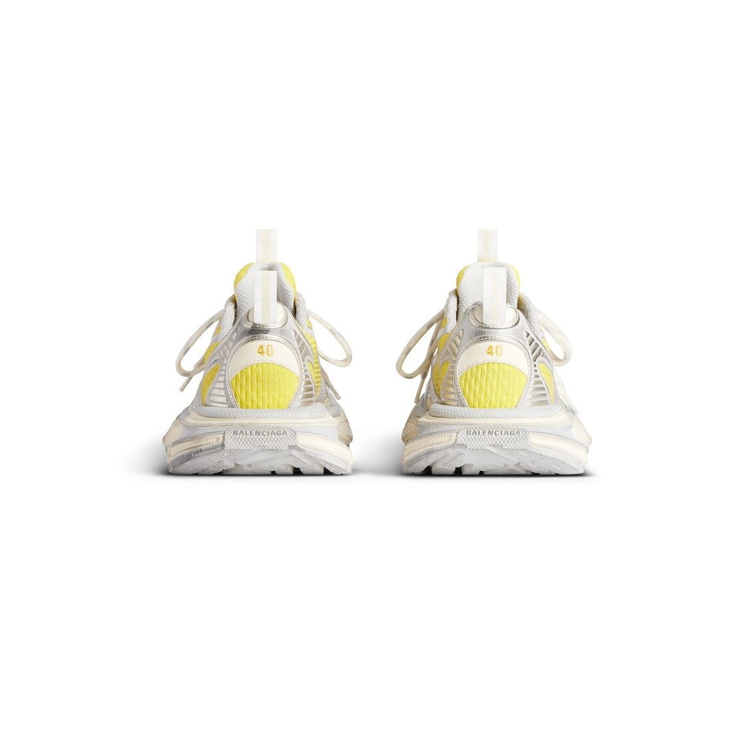 Men's 3xl Gradient Sneaker  in Yellow/off White/grey - 5