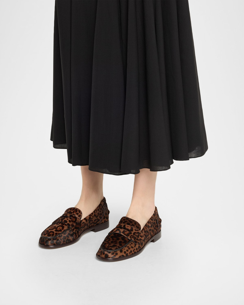 rag & bone Carter Leopard Calf Hair Loafers outlook