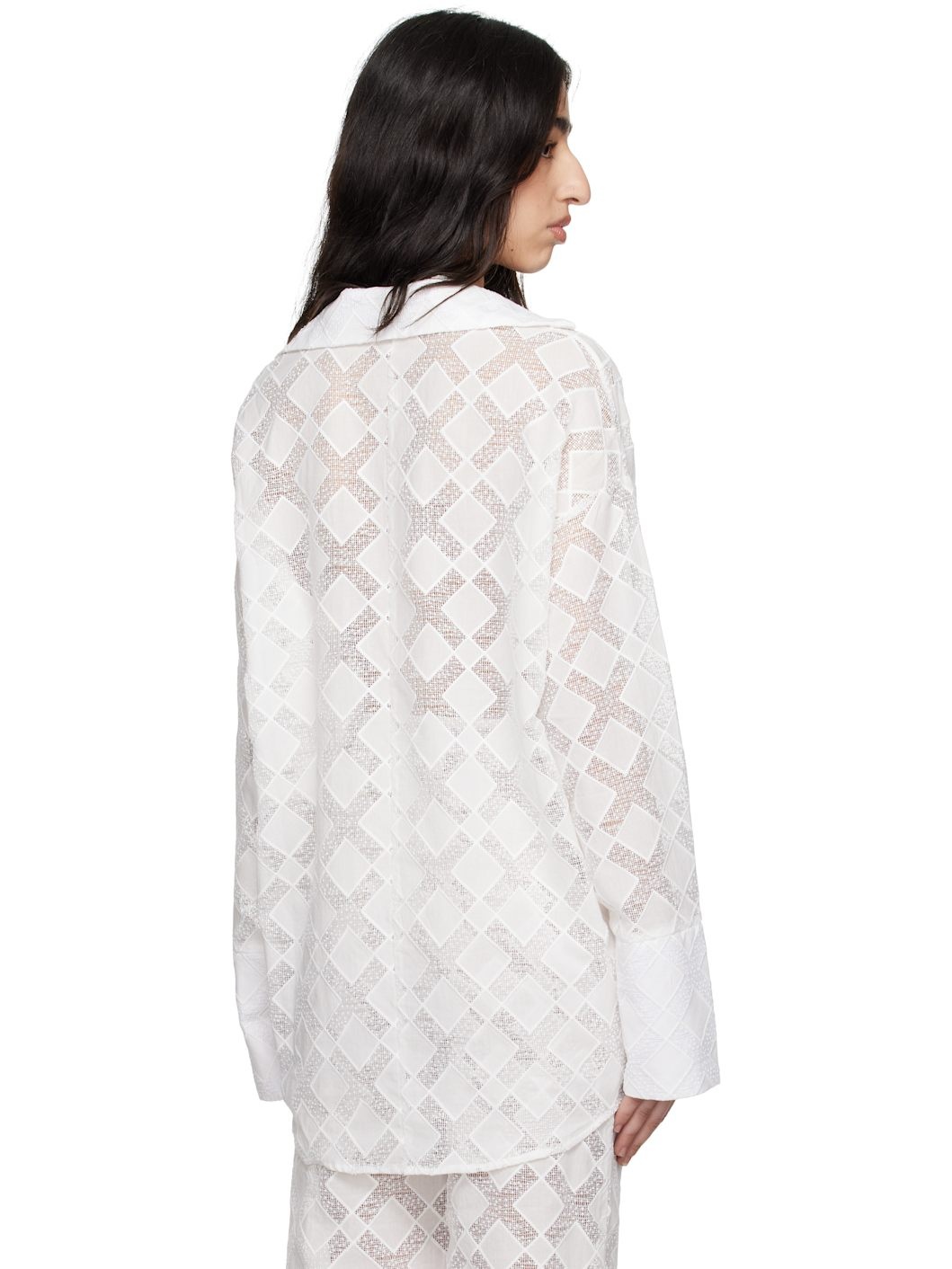 White Luisa Shirt - 3