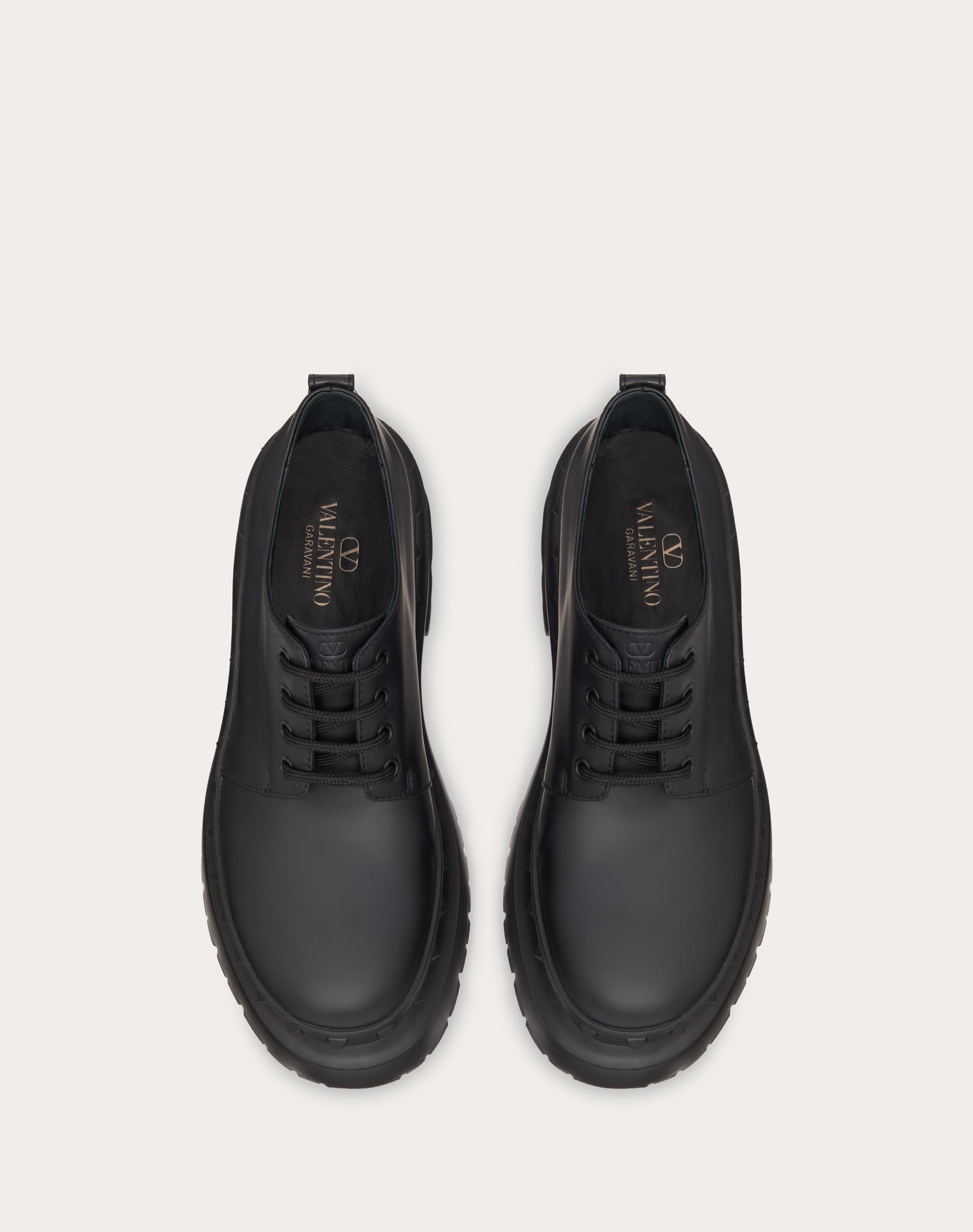 M-WAY ROCKSTUD DERBY IN CALFSKIN - 4