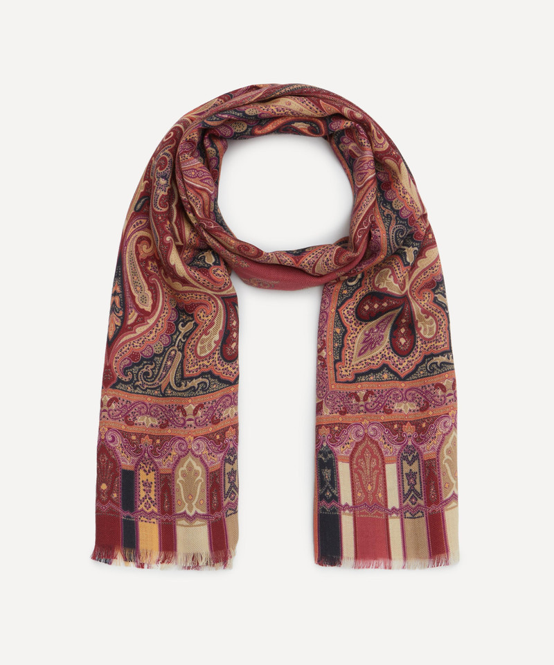 Etro Core Paisley Print Scarf outlook