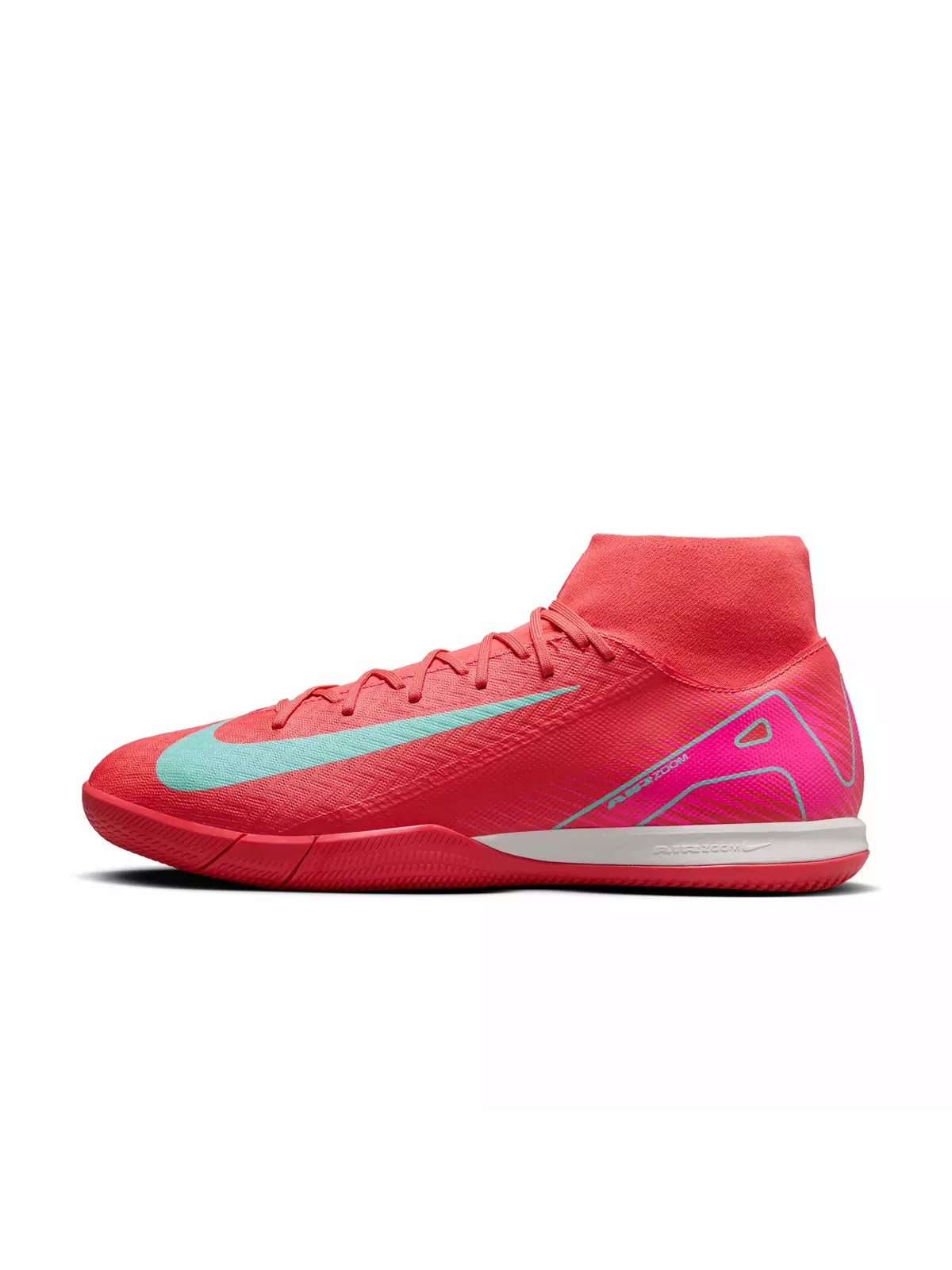 Mercurial Superfly 10 Academy IC "Ember Glow/Aurora Green" Men's Soccer Shoe - 2