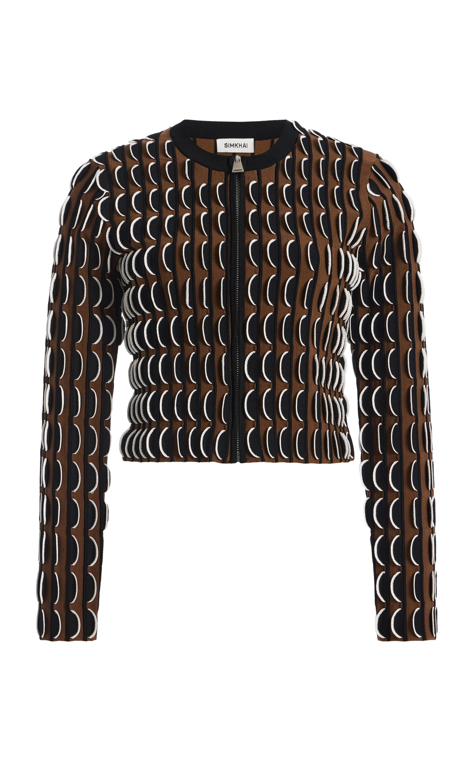 Kylie Cropped Textured Cardigan multi - 1