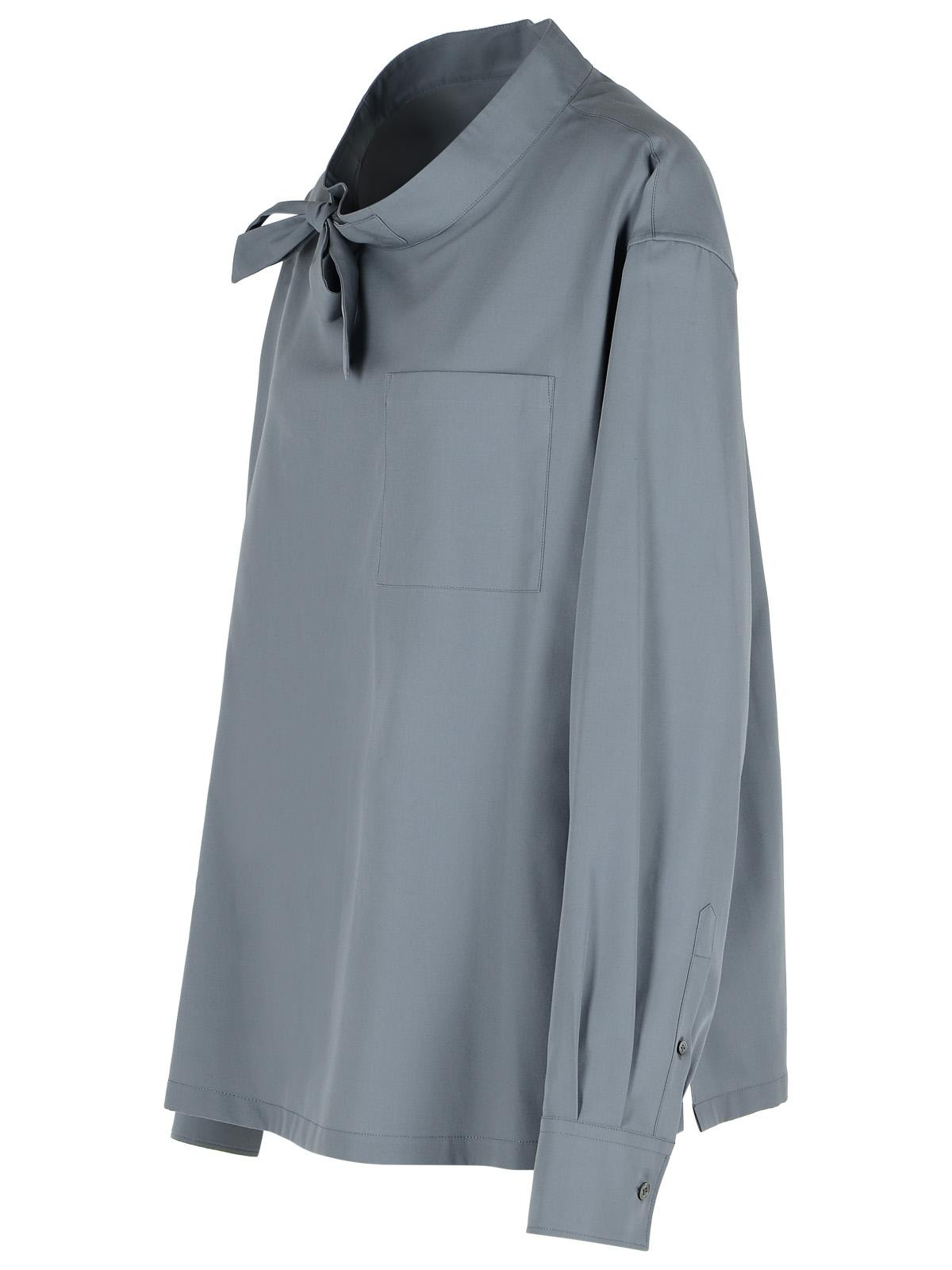 Lanvin Grey Cotton Shirt Men - 2