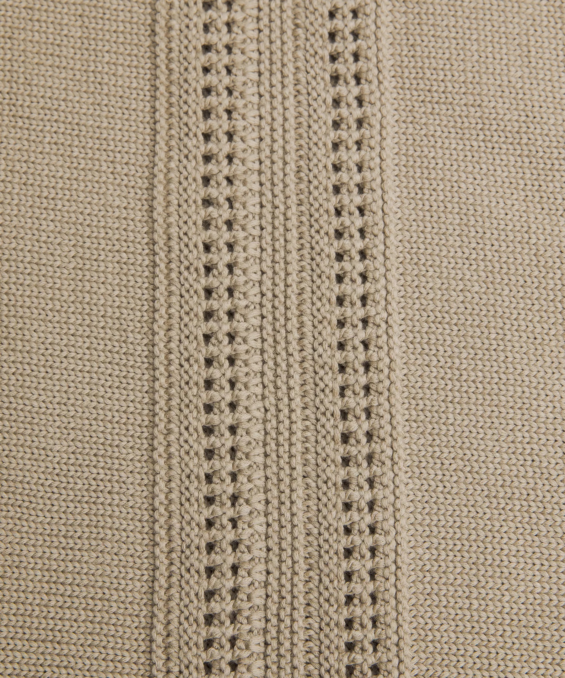 Cotton-Blend Knit Button Up Short-Sleeve Shirt - 6