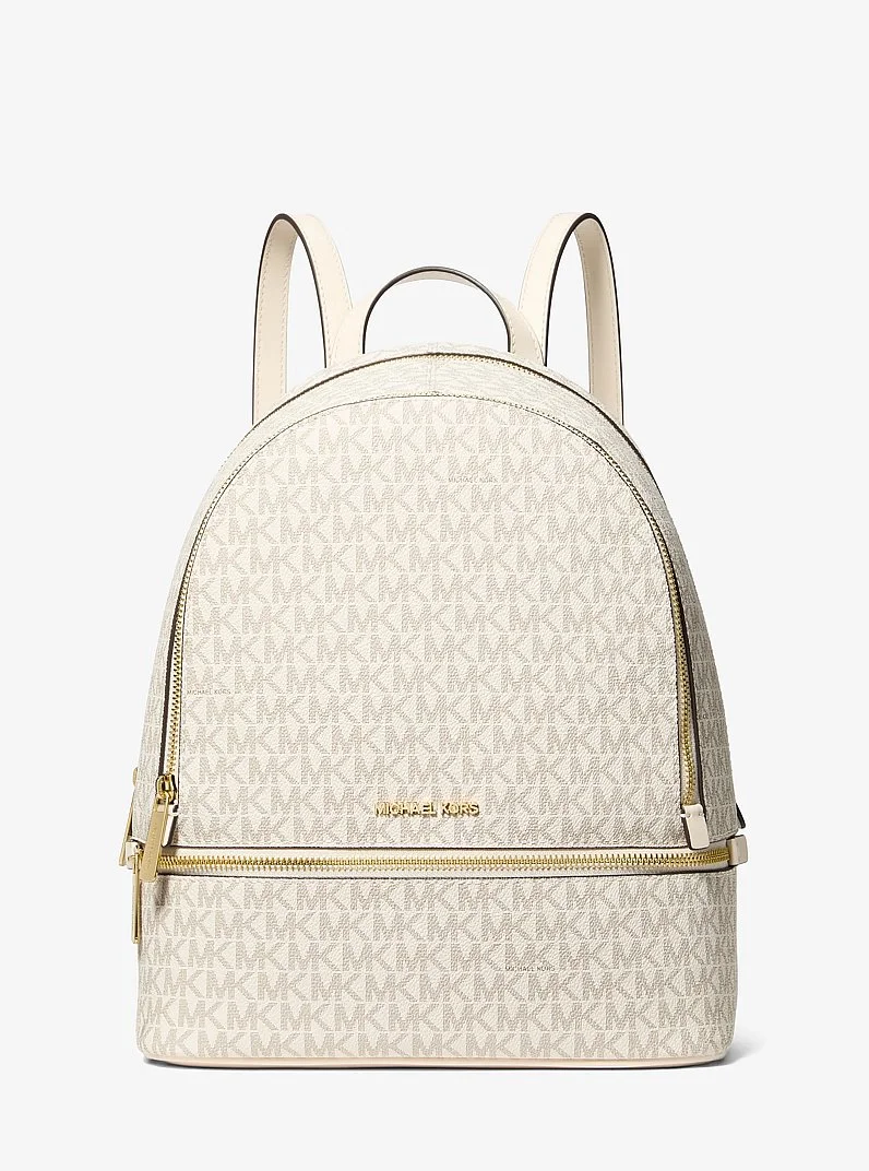 Rhea Medium Signature Logo Backpack - 1