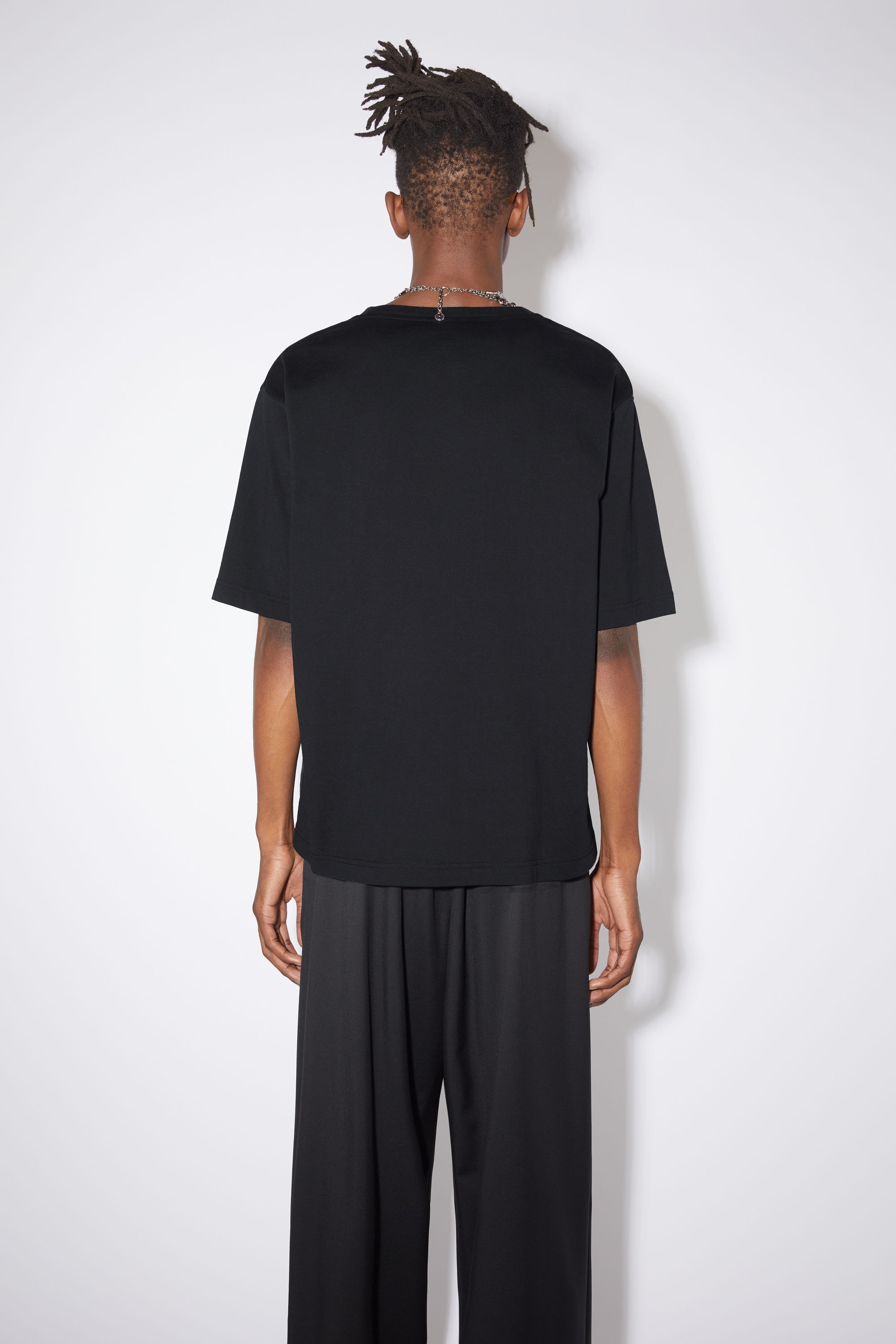 Crew neck t-shirt - Black - 3