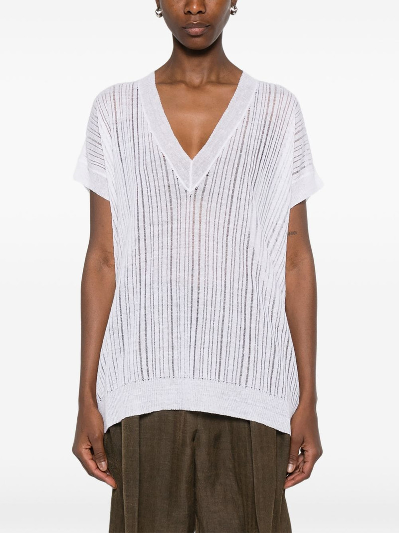 V-neck knitted top 3