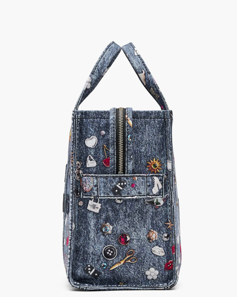 THE TROMPE L'OEIL TRINKET CANVAS MEDIUM TOTE BAG 6