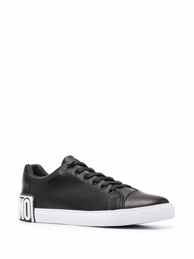 Moschino rear logo low-top sneakers outlook