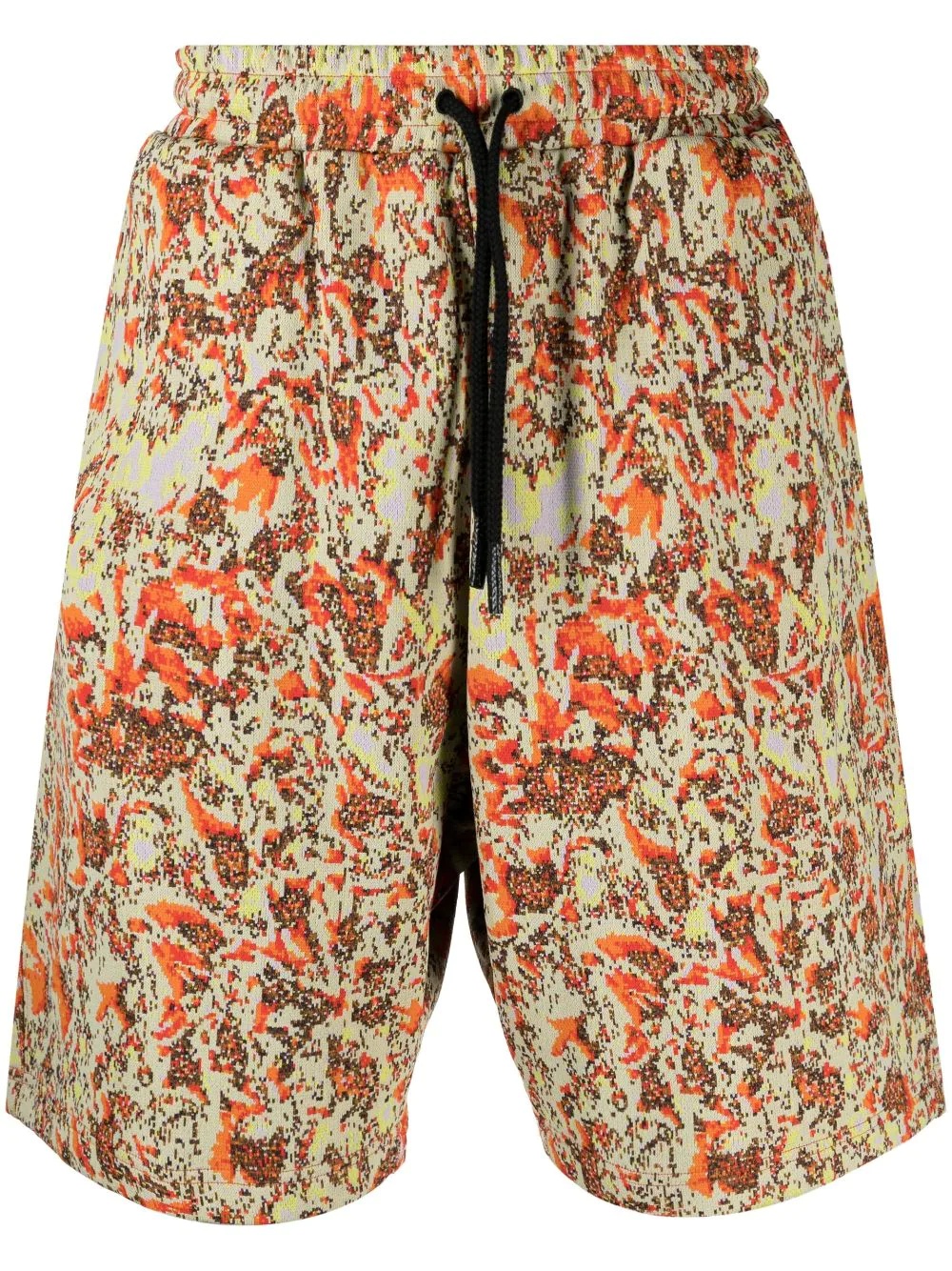 abstract-pattern shorts - 1