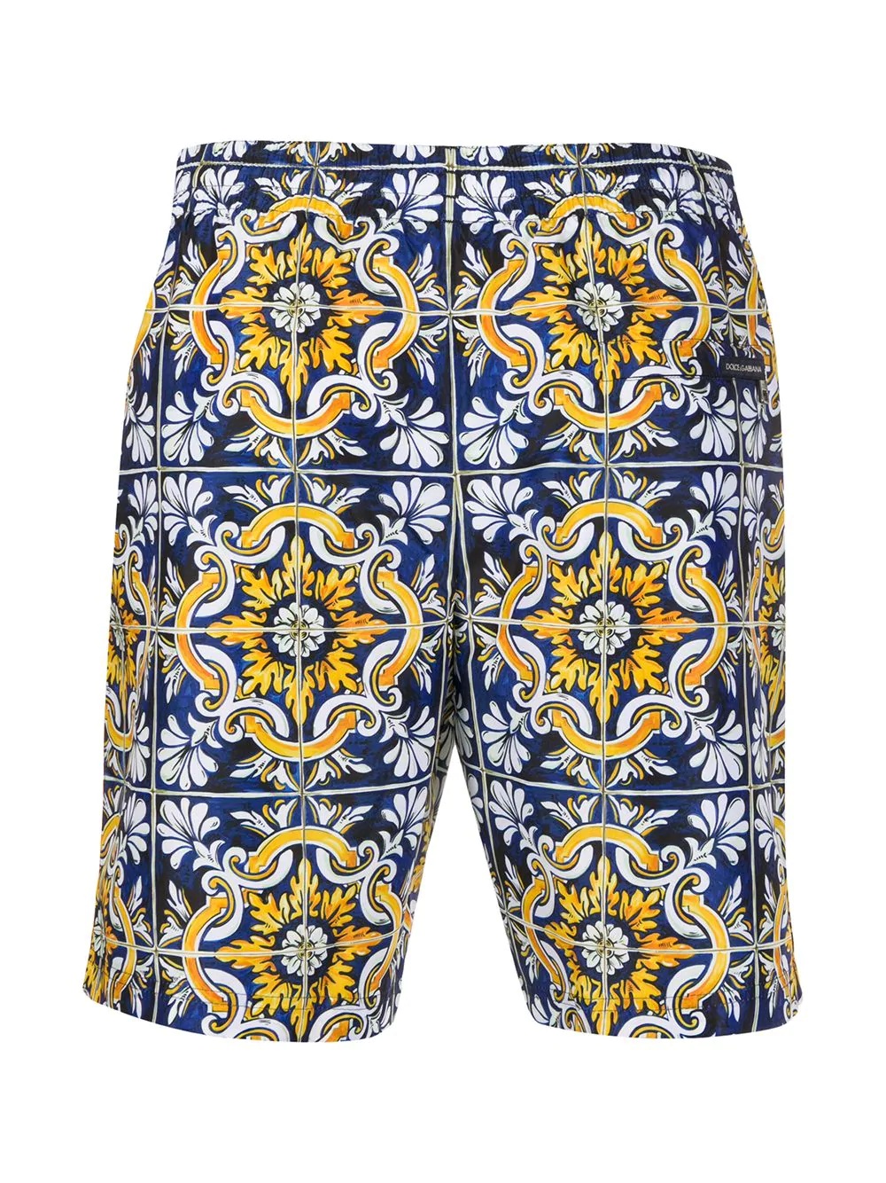 mosaic printed swimming trunks - 2