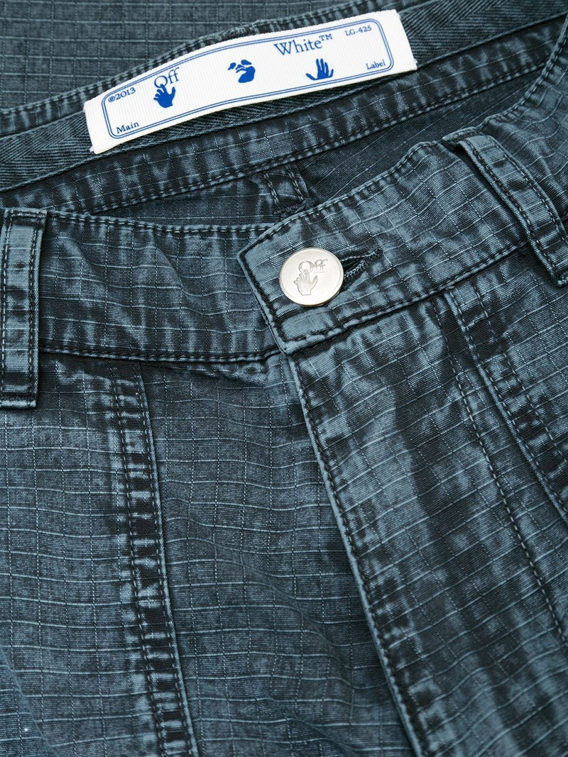 zip-detail straight-leg trousers 6