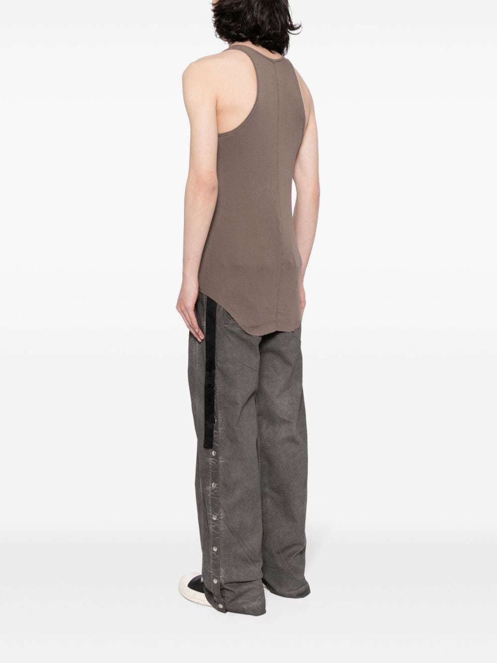longline cotton tank top - 4