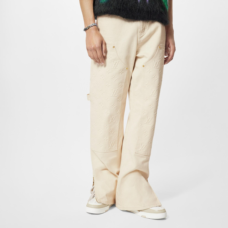 Monogram Workwear Denim Carpenter Pants 4