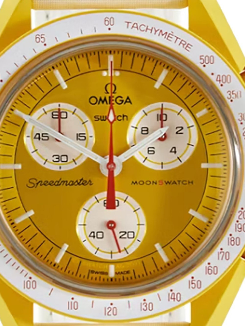 OMEGA x Swatch Speedmasters Moonswatch 42mm watch outlook