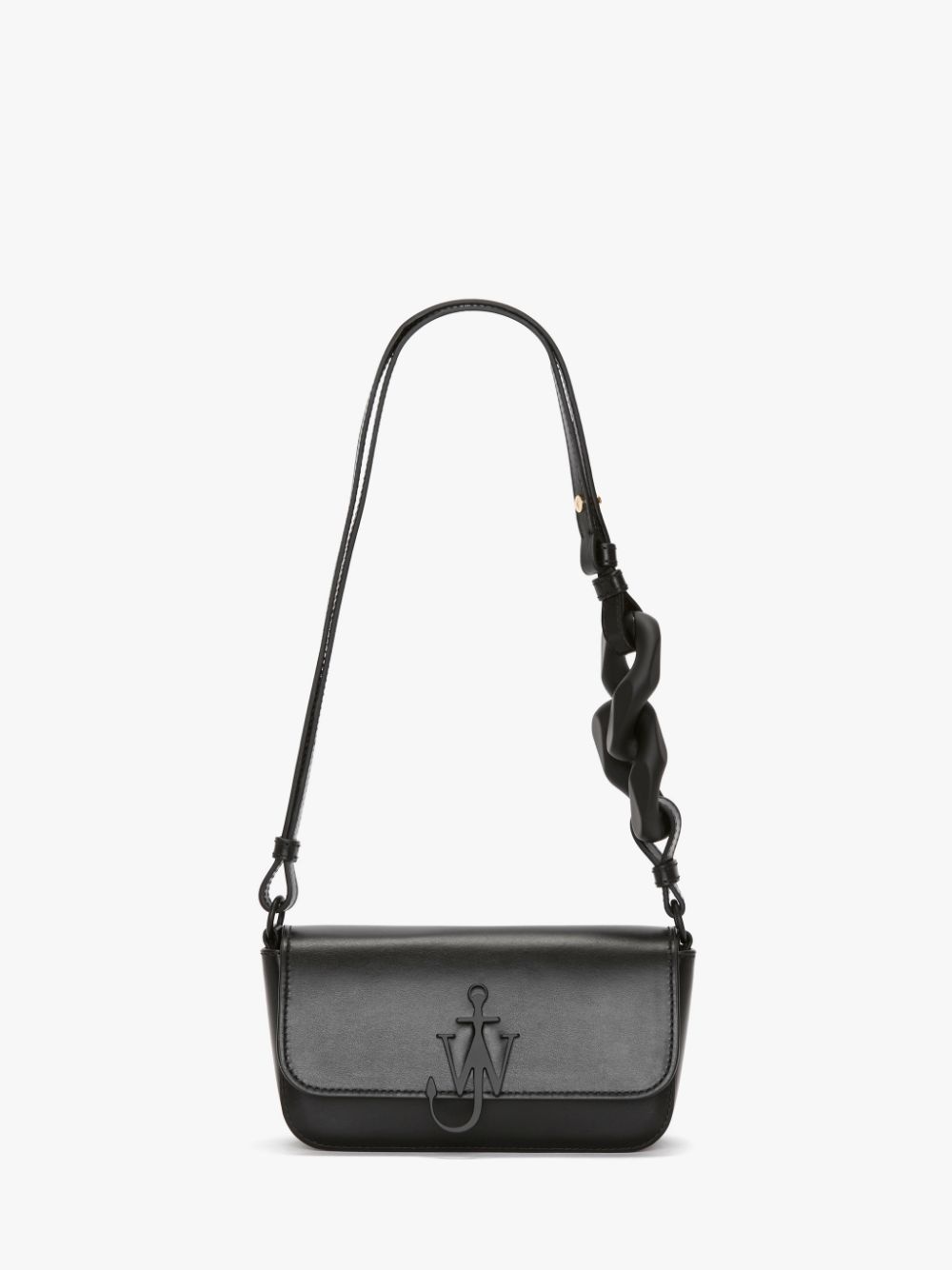 ANCHOR CHAIN BAGUETTE - LEATHER SHOULDER BAG - 1