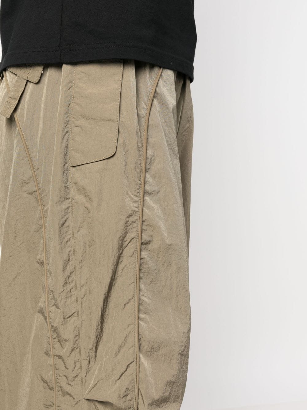 drawstring-detailed trousers - 6