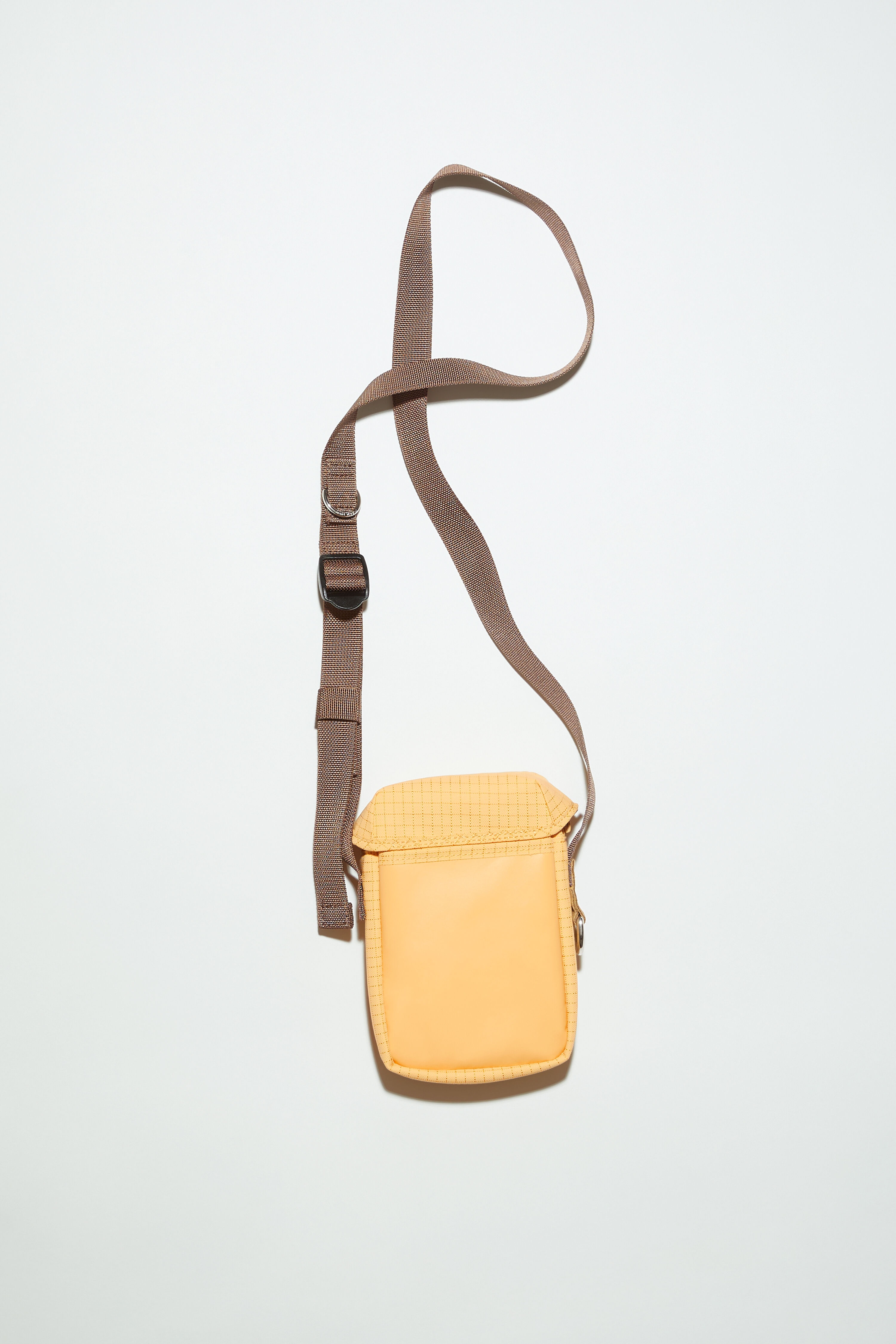 Ripstop mini pouch bag - Yellow/brown - 4