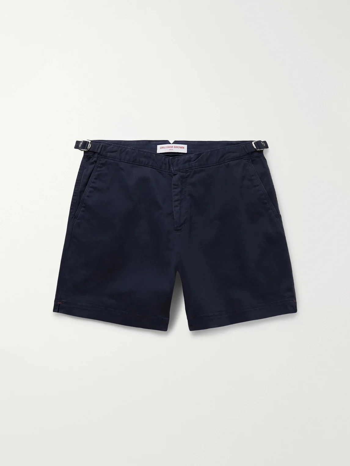 Bulldog Slim-Fit Straight-Leg Stretch-Cotton Twill Shorts - 1