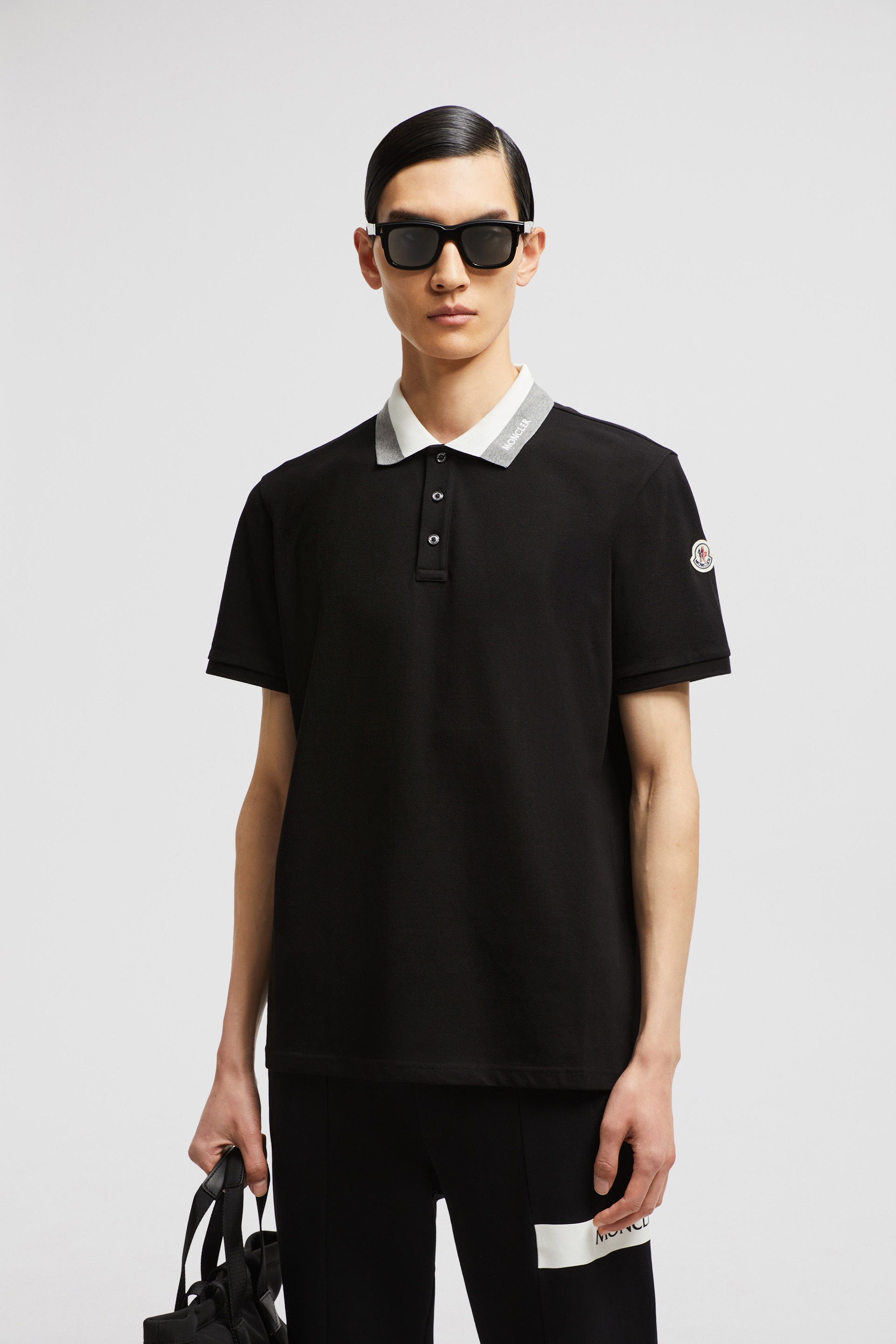 Embroidered Logo Cotton Piquet Polo Shirt - 2