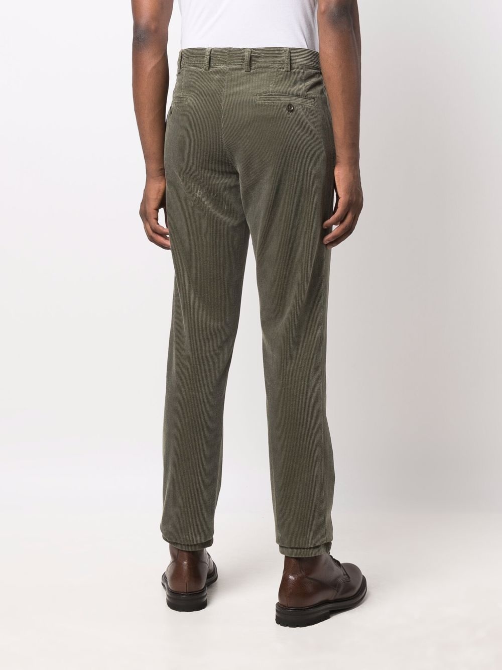 straight-leg corduroy trousers - 4