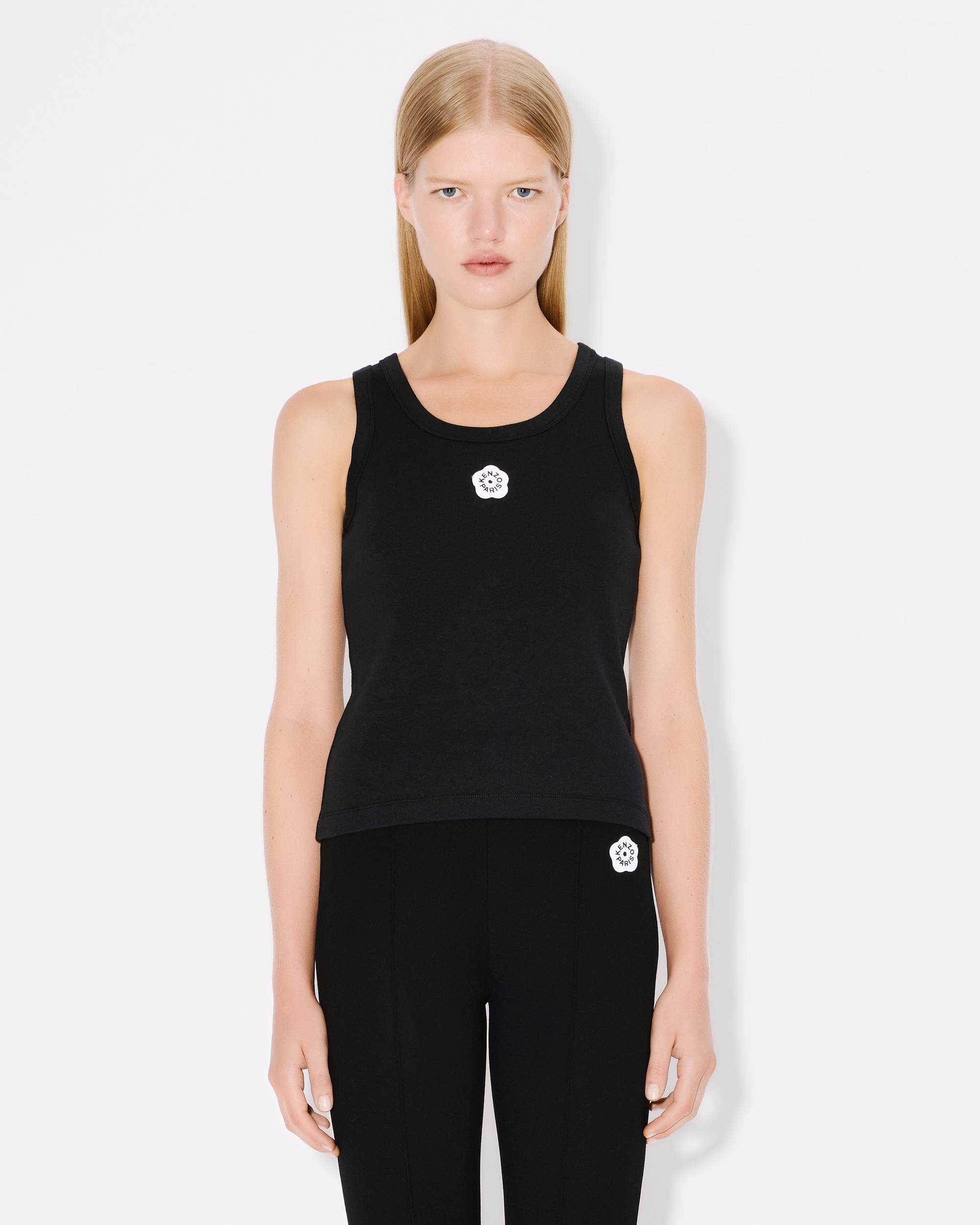 'Boke Flower 2.0' rib tank top - 3