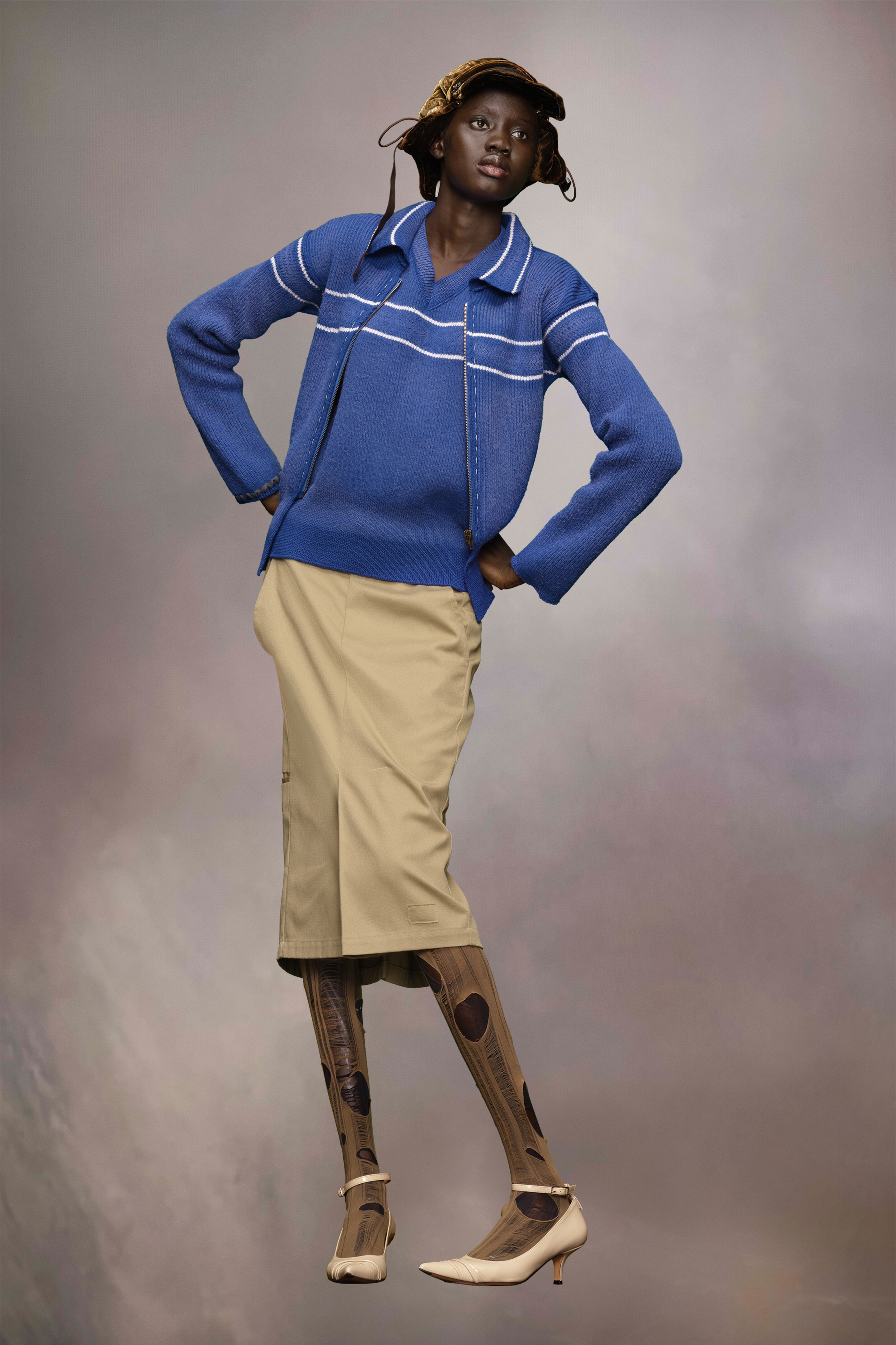 Sunbleached wool cardigan - 3