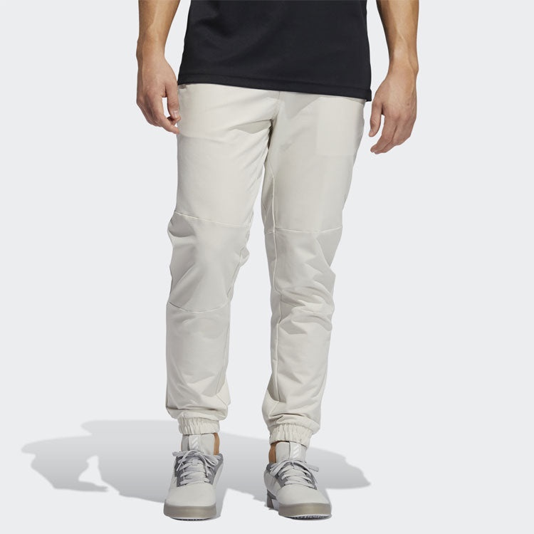 adidas Golf Sports Solid Color Loose Bundle Feet Long Pants Bauxite Brown GL0997 - 2