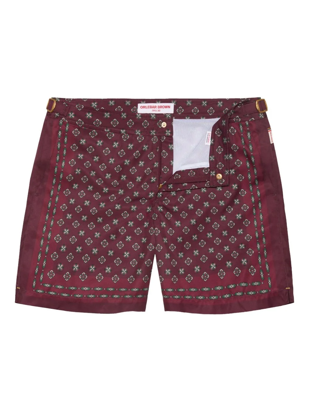 Bulldog printed swim shorts - 1