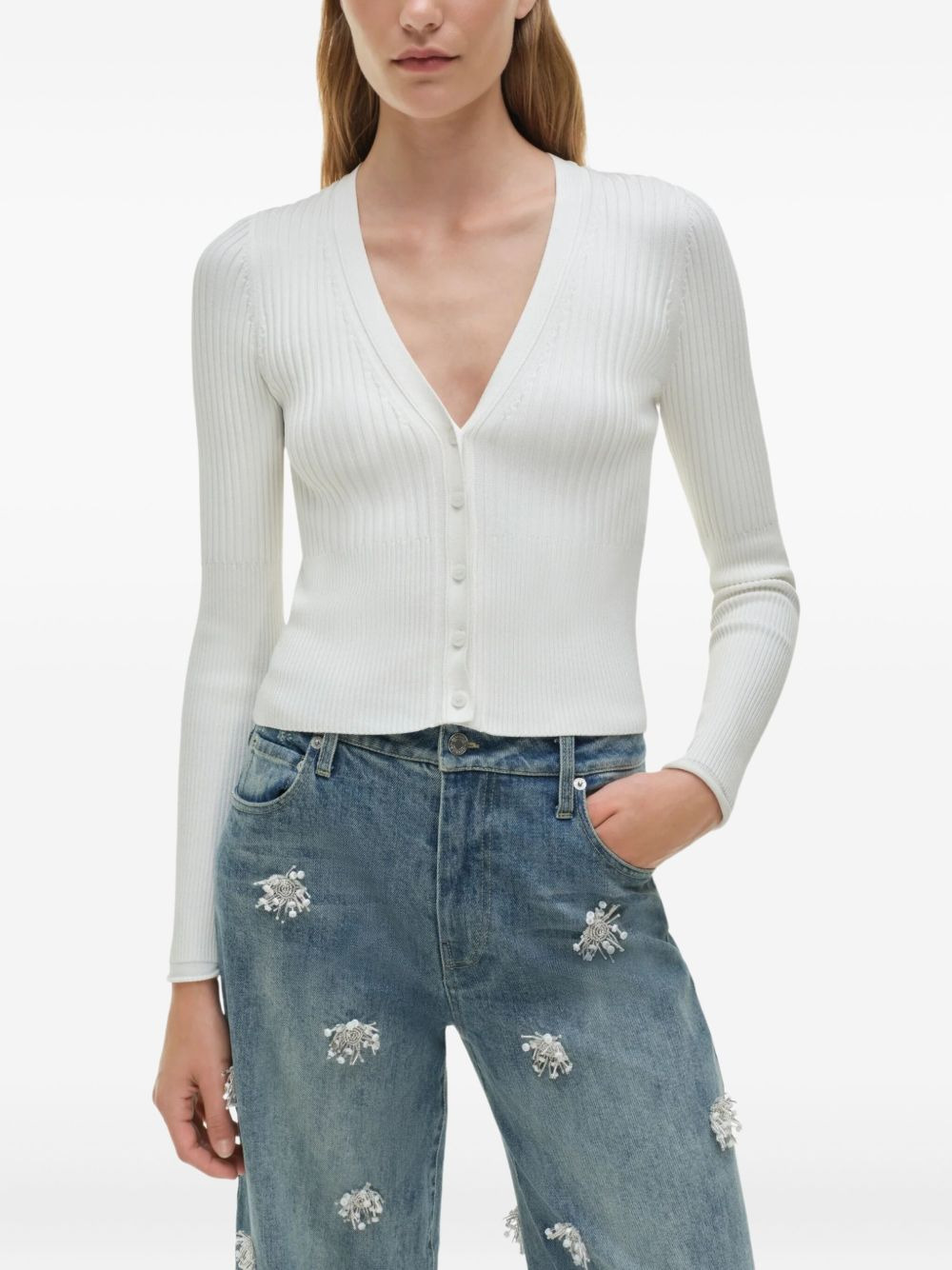 Jude embellished frayed jeans - 3