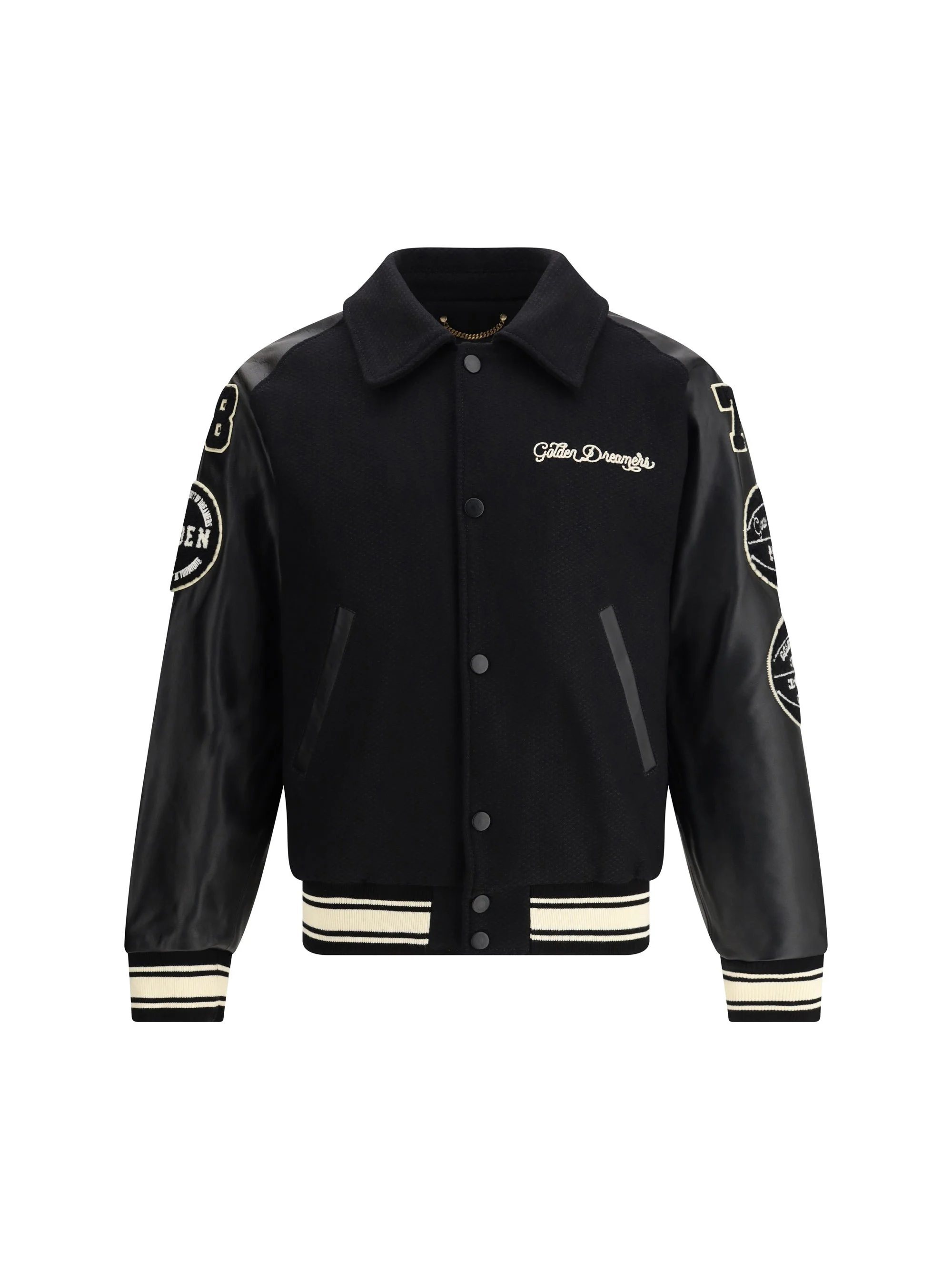 Golden Goose Men Bomber Jacket In Wool - 1