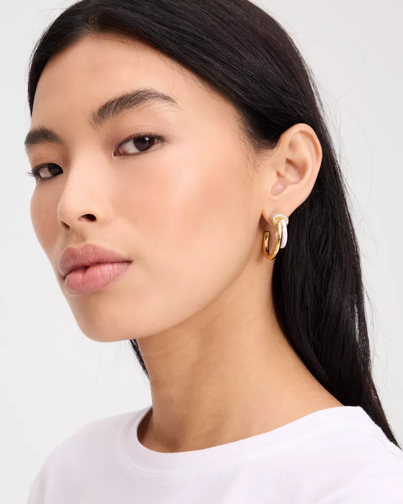 kate spade Ropes & Knots Layered Hoops outlook