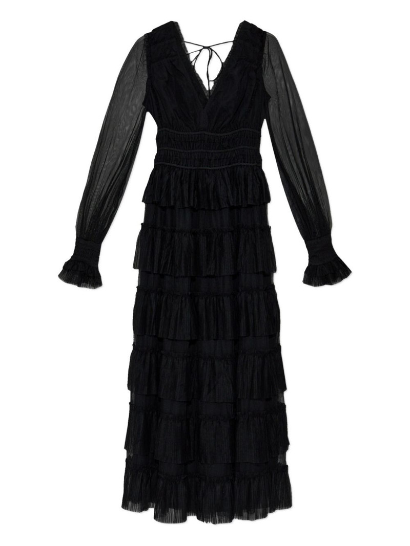 tiered ruffle dress 1