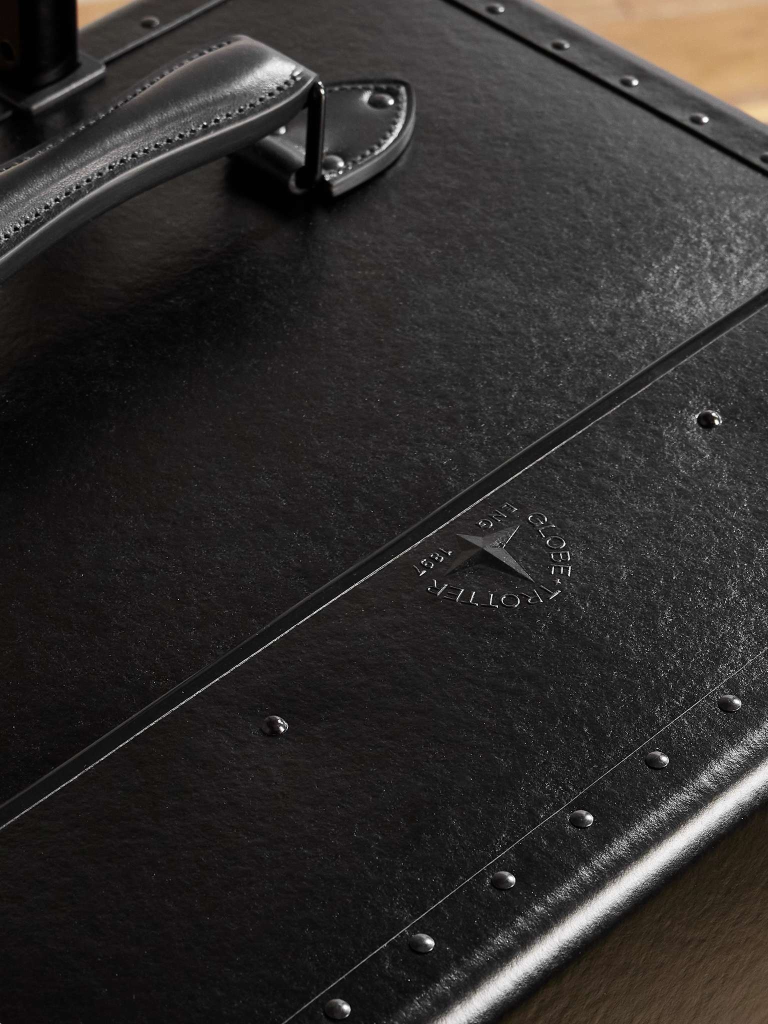 Centenary XL Leather-Trimmed Vulcanised Fibreboard Suitcase - 3