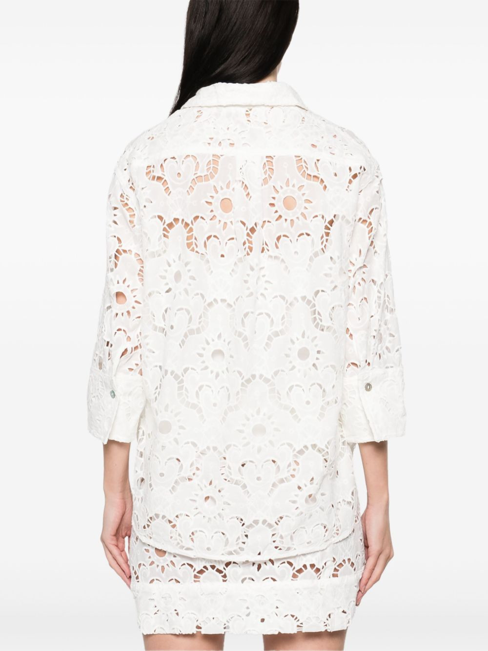 broderie-anglaise shirt - 4