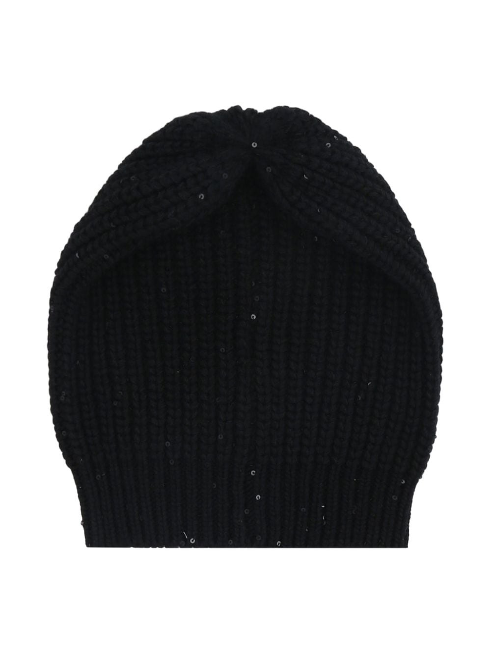 sequin-embellished ribbed-knit beanie - 2