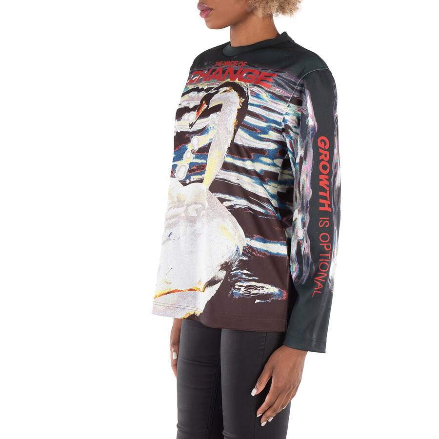 Burberry Graphic-Print Long-Sleeve T-Shirt - 4