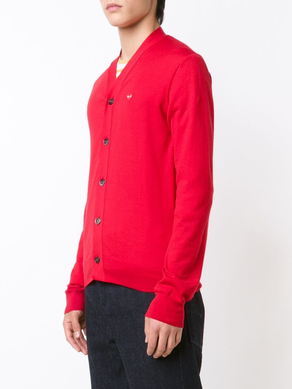 mini heart cardigan - 3