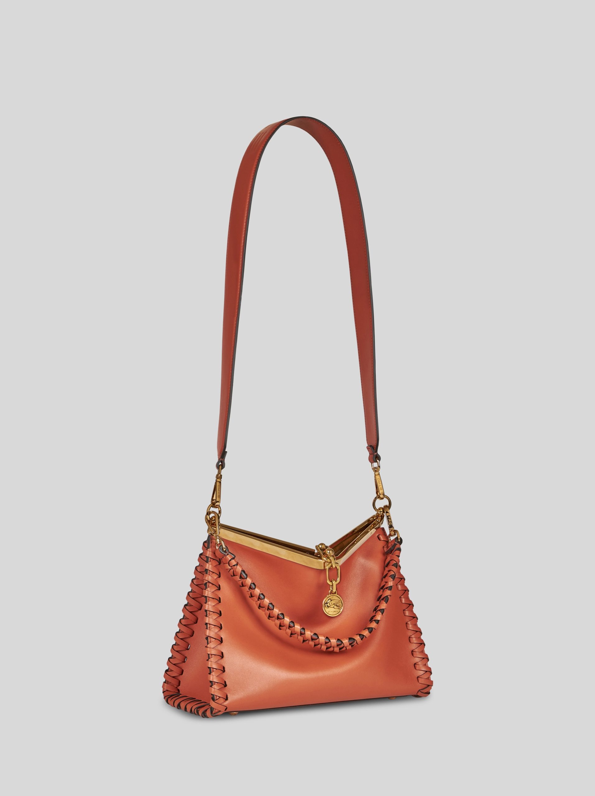 Etro – Vela Medium Con Infilature Rame - 4