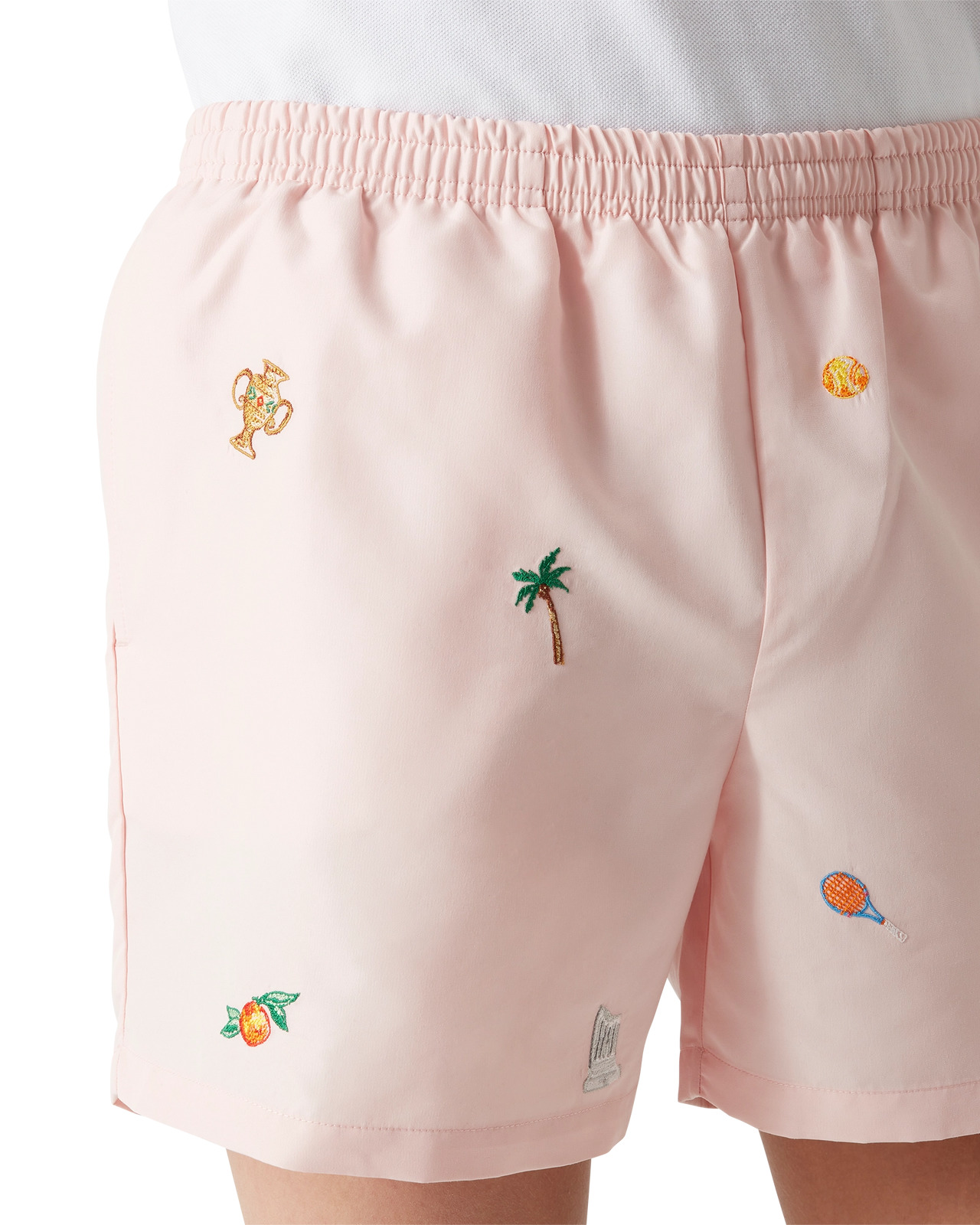 Embroidered Motif Swim Shorts | Casablanca Paris - 5